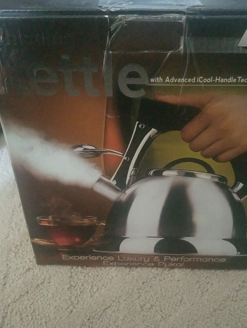 Stainless Steel Whistling Kettle - Silver